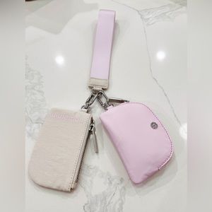 Lululemon Dual Pouch Wristlet in Meadowsweet Pink